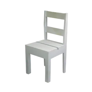 KIDS WOODEN CHAIR - WHITE 