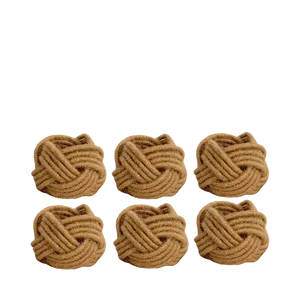 JUTE NAPKIN RING HOLDER 