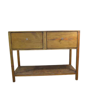 4ft WOODEN BUFFET/CREDENZA - BROWN 