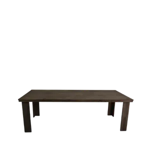  8ft WOODEN DINING TABLE - EBONY 8ft x 4ft