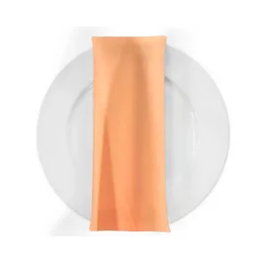 POLYESTER TABLE NAPKIN - PEACH