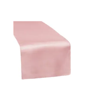 SATIN TABLE RUNNER - DUSTY ROSE/MAUVE