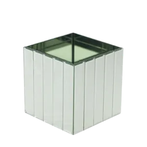 DAZZLE MIRROR VASE CUBE - 6.5