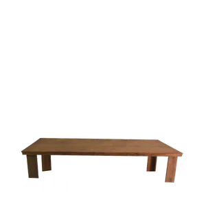 8ft WOODEN KIDS TABLE - BROWN 8ft x 4ft x 20