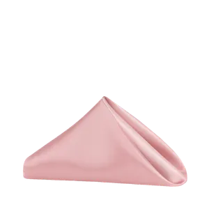 SATIN TABLE NAPKIN - DUSTY ROSE/MAUVE
