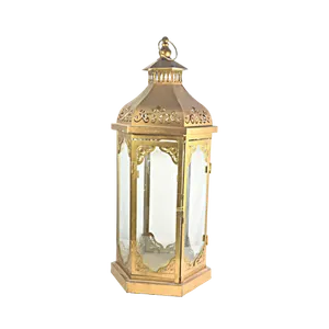 MOROCCAN LANTERN - GOLD (M) 16