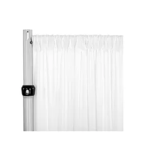 NEW 30ft FABRIC PANEL (Quianna) - White (30ft L x 5ft W)