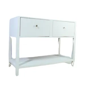 NEW 4ft WOODEN BUFFET/CREDENZA - WHITE