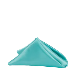 SATIN TABLE NAPKIN - TURQUOISE 