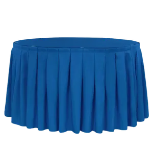 POLYESTER TABLE SKIRTING (ROYAL BLUE)