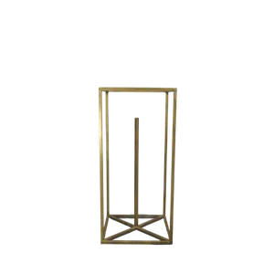 2ft METAL COLUMN/PILLAR - GOLD