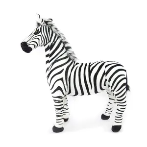 NEW 4ft PLUSH ZEBRA