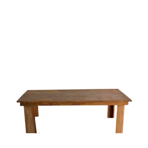 5ft WOODEN PICNIC TABLE - BROWN 5ft x 3ft x 15