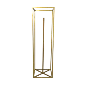 4ft METAL COLUMN/PILLAR - GOLD