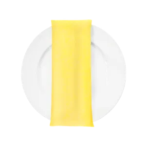 POLYESTER TABLE NAPKIN - CANARY YELLOW