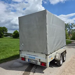 Mietanhänger Tandem mit Plane | Barthau QL 2002 | 2.000 kg | HDH Z780