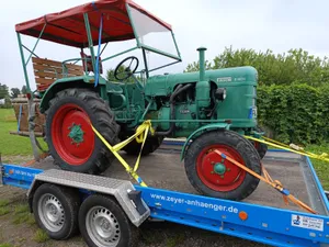Mietanhänger Maschinentransporter | Barthau MZ 2702 | 2.700 kg | 100 km/h | HDH Z103