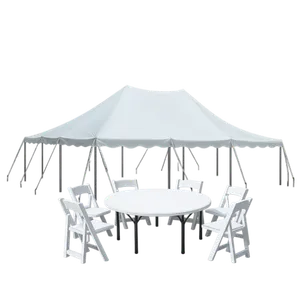 48 Guest Pole Tent (Resin Chair) Bundle
