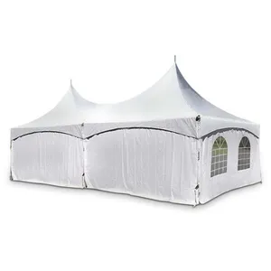 20x40 High Peak Frame Tent w/ Sidewalls