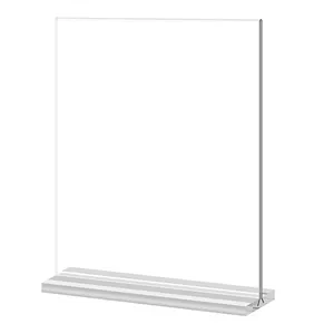 Clear Acrylic Sign Stand 8.5x11