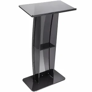 Transparent Black Podium