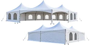 96 Guest High Peak Frame Tent (Resin Chair) Bundle