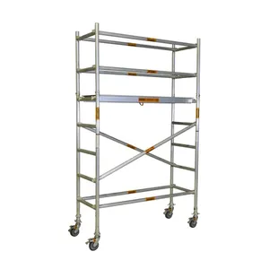 1.8m - 2.2m Narrow Mobile Aluminium Scaffold (Platform Height)
