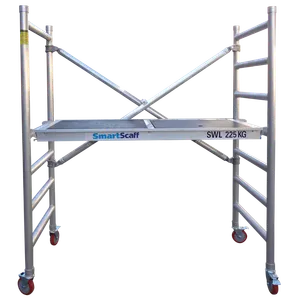 1.2m - 1.8m Foldable Aluminium Scaffold (225kg) - Platform Height
