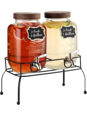 Drink Canisters (2- 1 gallon dispensers in 1 stand) 