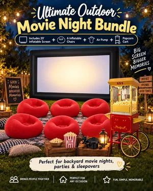 Ultimate Outdoor Movie Night Bundle