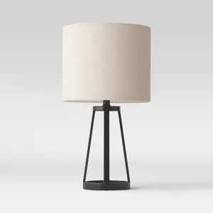 Black Geometric Lamp