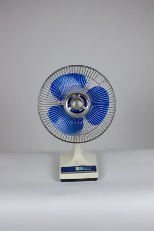 Vintage Blue Fan
