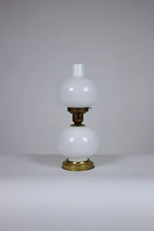White Globe Lamp