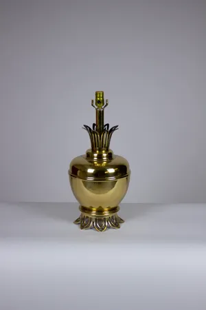 Bronze Flower Lamp