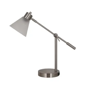 Silver Desk Lamp