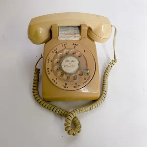 Tan Rotary Phone