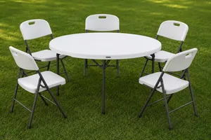 5 FT Round Table & Chair Standard Package