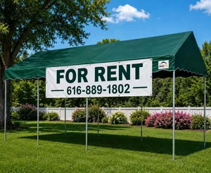 10' x 20' Canopy Tent-Heavy Duty