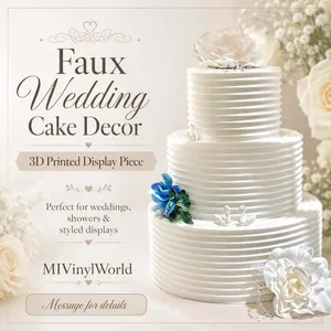 3 Tier Faux Wedding Cake Display