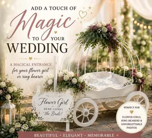 Flower Girl & Ring Bearer Carriage Wagon