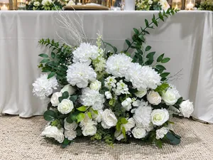 White Large Statement Florals Set of 2