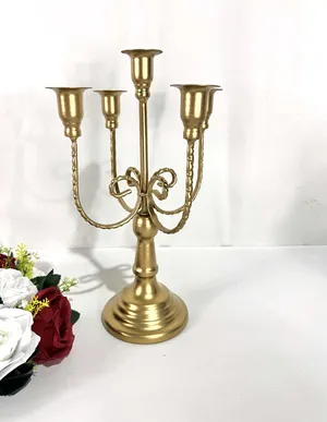 Gold 5-Arm Taper Candelabra