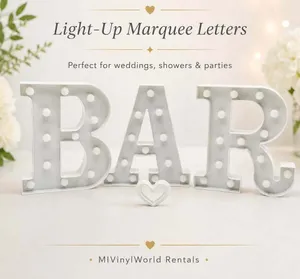 BAR Light Up Marquee Letters