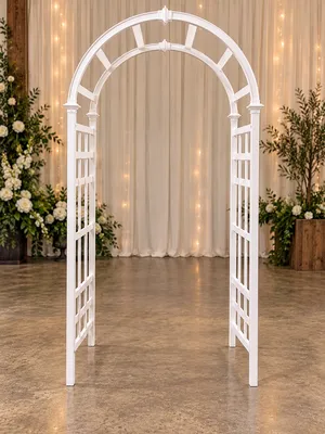 White Garden Wedding Arbor