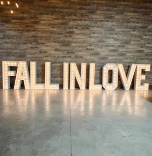 Marquee Letter N