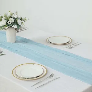Table Runner - Baby Blue - Cheese Cloth