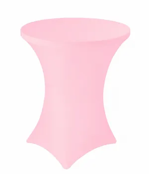 Table Spandex - Light Pink Bistro 32 inch Round