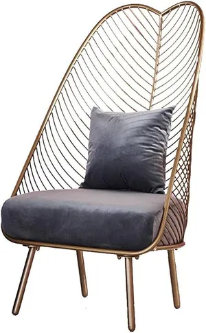 Accent Chair- Gold