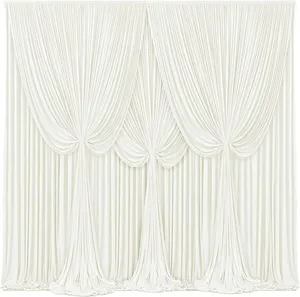 White Backdrop Curtain- 5ft×12ft 