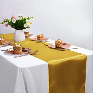 Table Runner - Satin Gold
